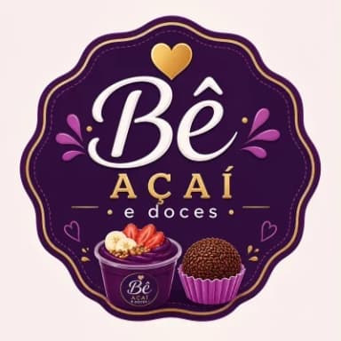 Logo do Bê Açaí & Doces